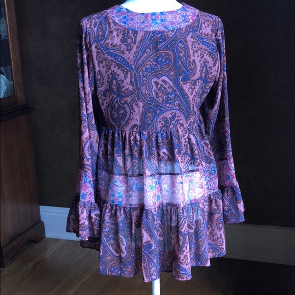 Altar’d State Paisley Ruffle Blouse - Picture 4 of 5